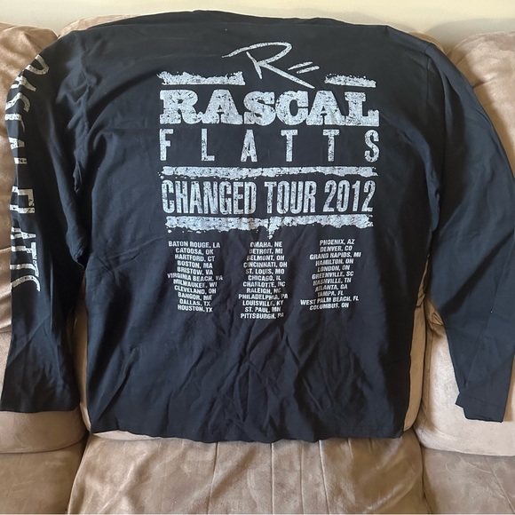 Rascal Flatts Changed Tour 2012 Shirt - Picture 3 of 3